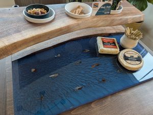 resin charcuterie board
